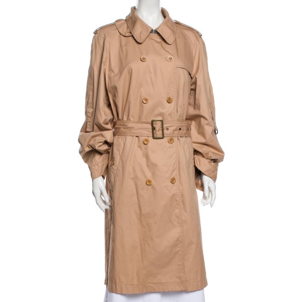 SEE BY CHLOÉ Khaki Trench coat Belt Tied Ladies Size XXL/US16/FR48